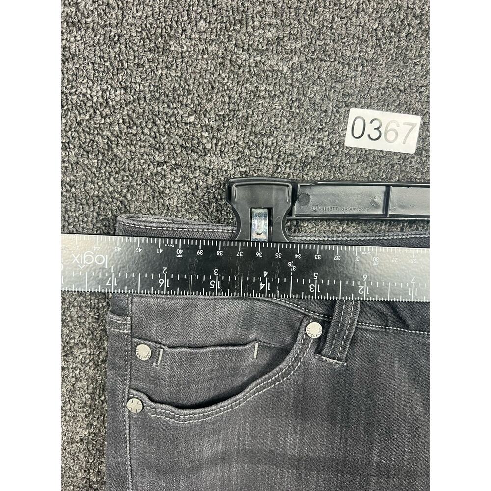 Liverpool Petite The Skinny Black Faded Mid Rise Stretch Denim Jeans Womens 12P - Picture 11 of 14
